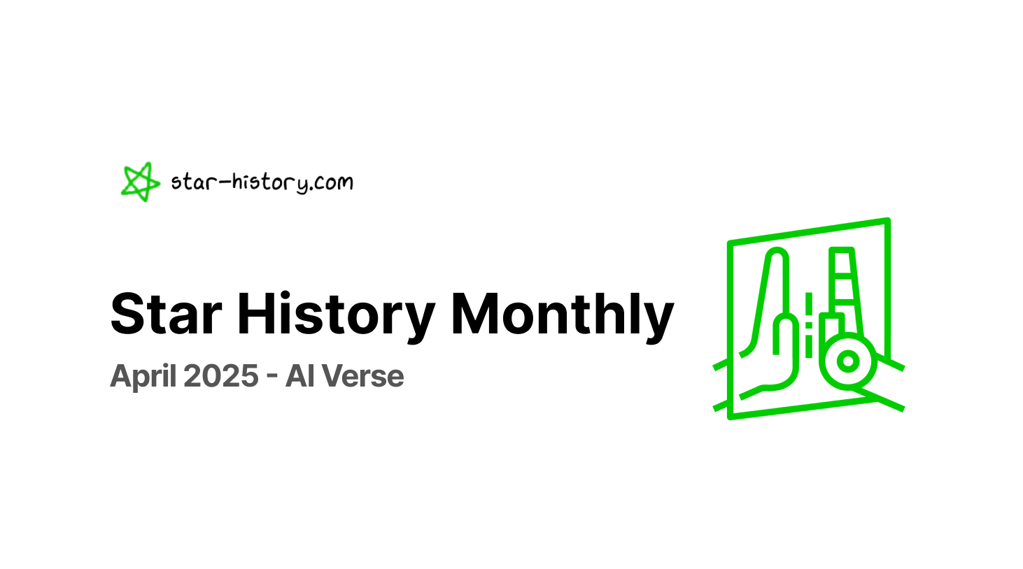 Star History Monthly April 2025 | AI Verse