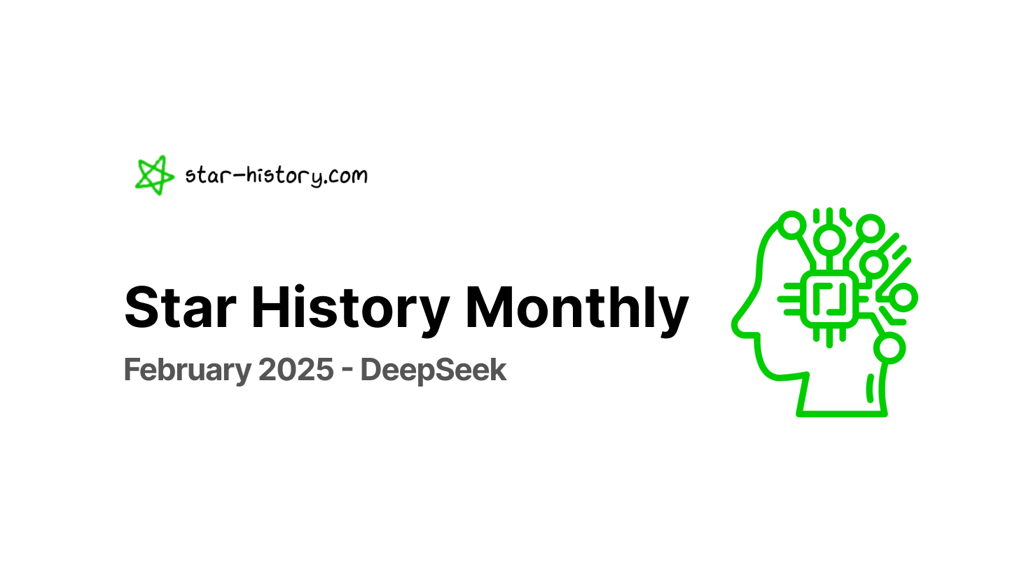 Star History Monthly February 2025 | DeepSeek